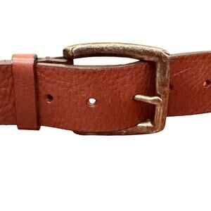 Guess Brown Genuine Leather Men’s Belt Sz 38